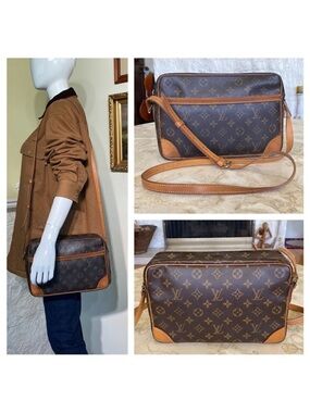 Authentic LOUIS VUITTON Trocadero 30 Monogram Shoulder Bag